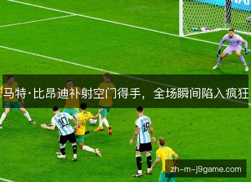 马特·比昂迪补射空门得手，全场瞬间陷入疯狂